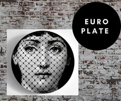 12 inch EU Wall Plate Decorative - Eye Large