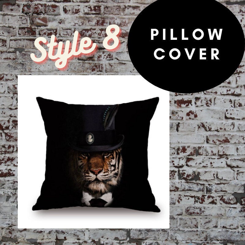 1 pc, 45x45cm Animal Portraits Pillow Cover - Deer