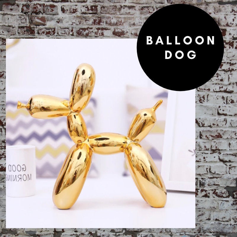 Balloon Dog Gold- XL, 11.8in Gold
