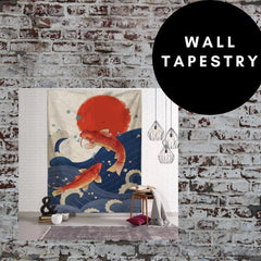 Japanese Wall Tapestry - Geisha