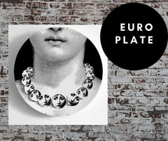 8 inch EU Wall Plate Decorative - Crown