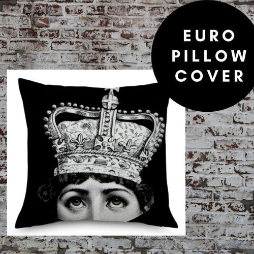 45x45cm Italian Design Pillow Cover - Crown