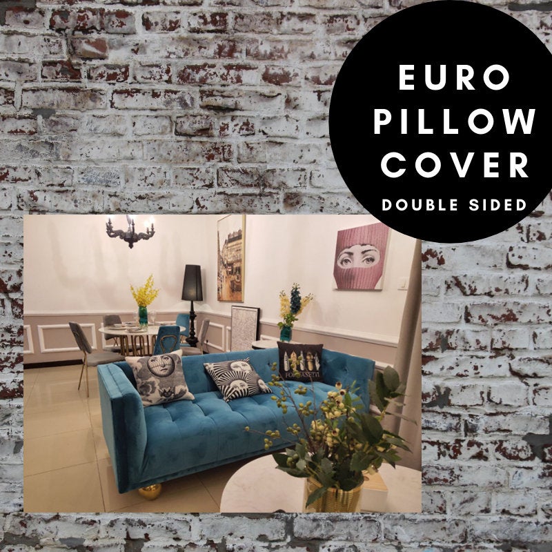 45x45cm Double Sided Pillow Cover - Sun 1