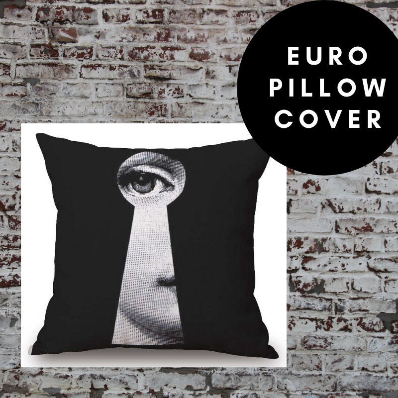 45x45cm Italian Design Pillow Cover - Tongue