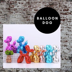 Balloon Dog - MEDIUM, 17x7cm Silver