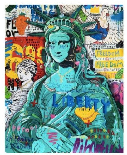 Canvas Painting - Statue of Liberty