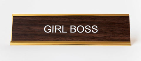 CRAZY CAT LADY - Name Desk Plate