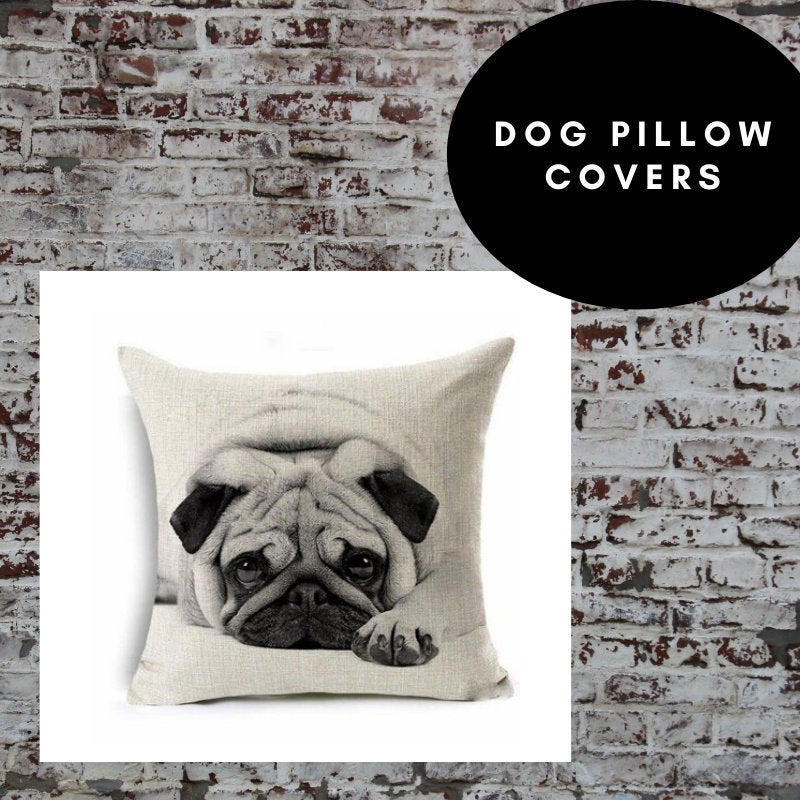 45x45cm Frenchie Dog Pillow Cover - Frenchie 1