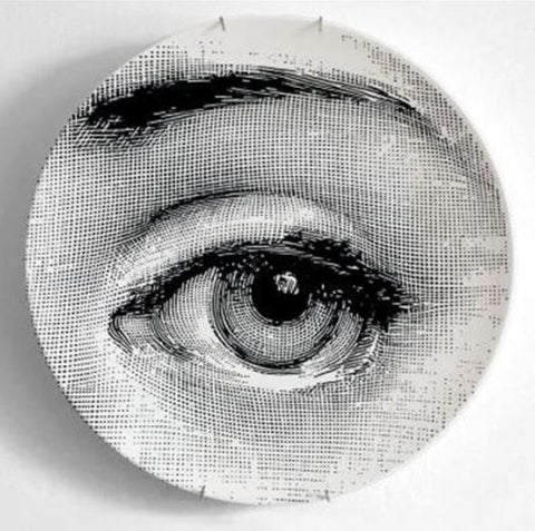 8 inch EU Wall Plate Decorative - Pirate Eye