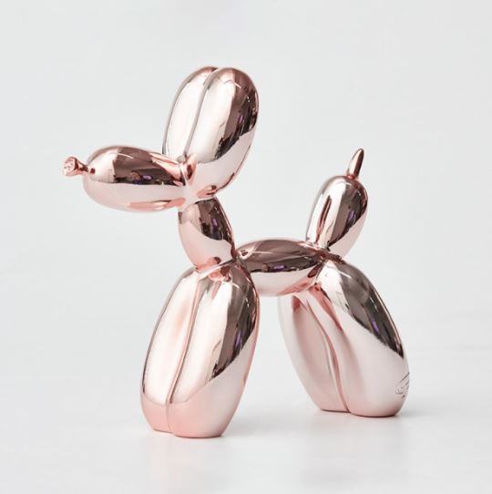 Balloon Dog - LARGE, 25x8cm Rose Gold