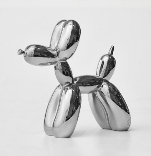 Balloon Dog - MEDIUM, 17x7cm Silver