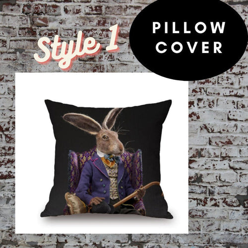 1 pc, 45x45cm Animal Portraits Pillow Cover - Deer