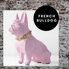 French Bull Dog Table Top - Pink