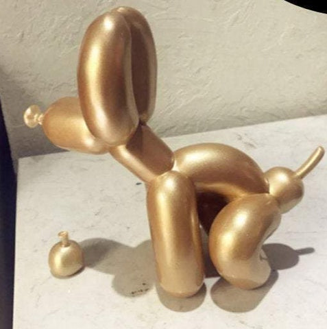 Balloon Dog Gold- XL, 11.8in Purple