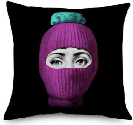 45x45cm Italian Design Pillow Cover - Pink Beanie