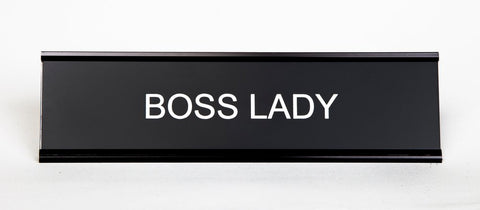 LIFE IS SHORT, BUY THE SHOES - Name Desk Plate
