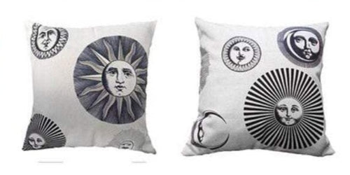 45x45cm Double Sided Pillow Cover - Sun 1
