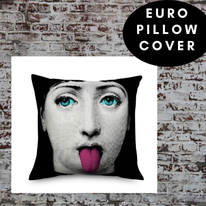 45x45cm Italian Design Pillow Cover - Floral Border