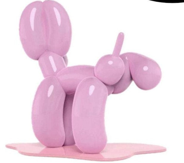 Peeing Balloon Dog - Baby Pink