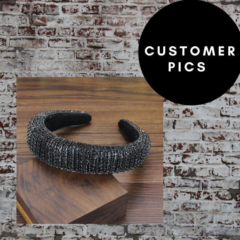 Bejeweled Baroque Rhinestone Headband - Multi-color