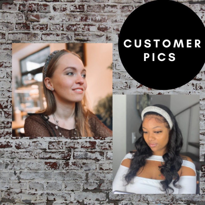 Bejeweled Baroque Rhinestone Headband - Multi-color