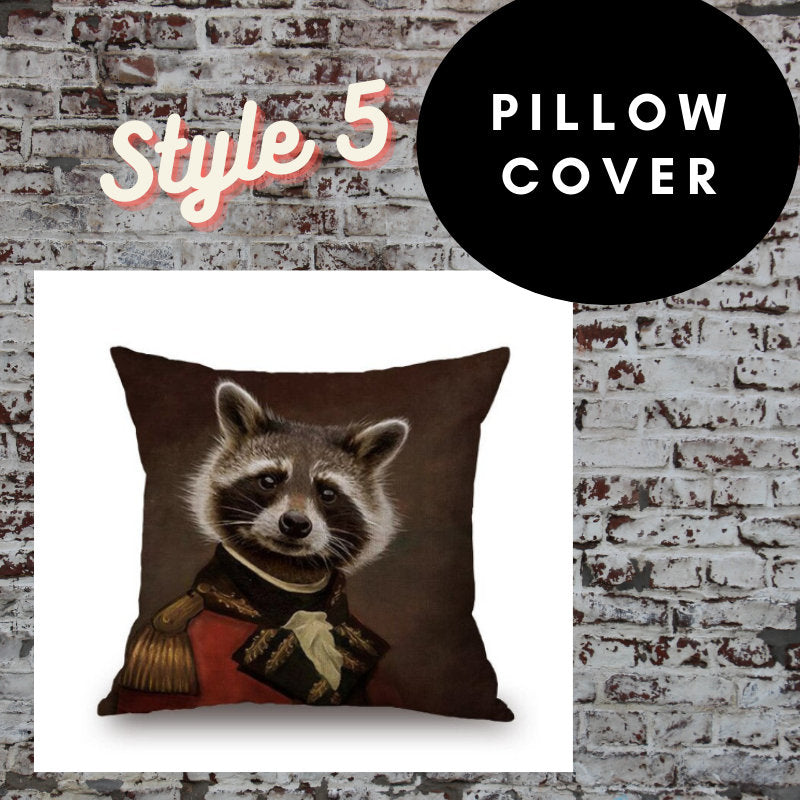 1 pc, 45x45cm Animal Portraits Pillow Cover - Deer