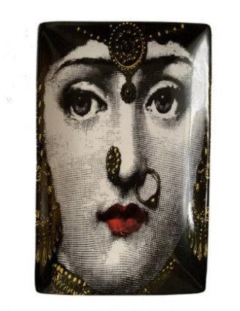 17.5x10.5cm EU Rectangle Plate Decorative - Indian