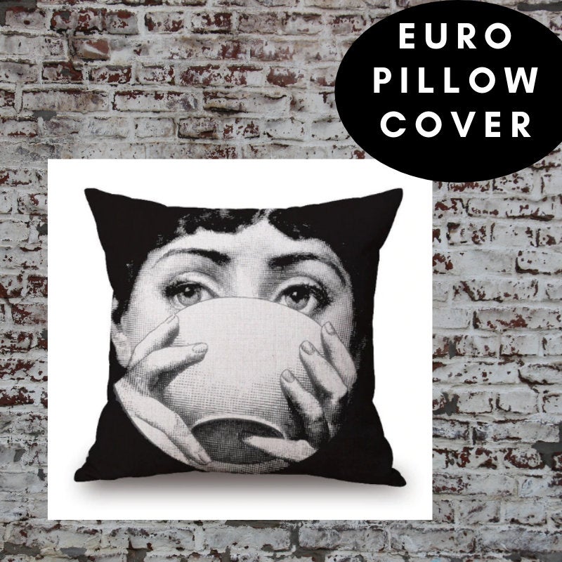 Two Hands - Italian Design Pillow Cover , 45x45cm