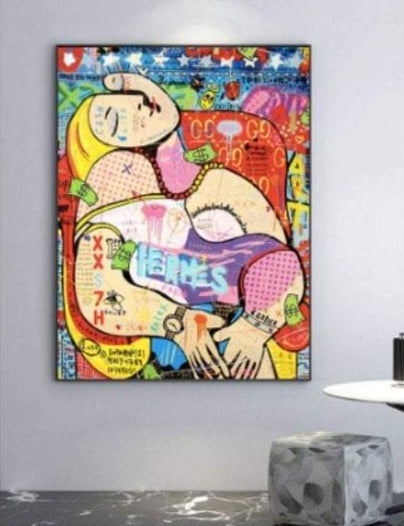 Pin-up Painter Canvas - Pop Art 2