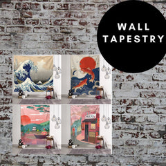 Japanese Wall Tapestry - Geisha
