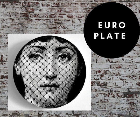 12 inch EU Wall Plate Decorative - Crown
