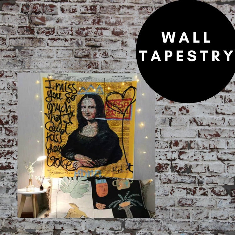 Boho Wall Tapestry - Tiger + Girl