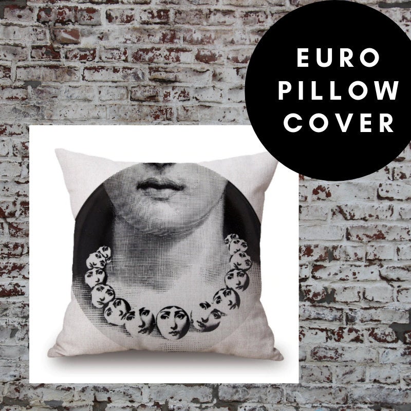 45x45cm Italian Design Pillow Cover - Tongue