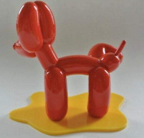Peeing Balloon Dog - Red