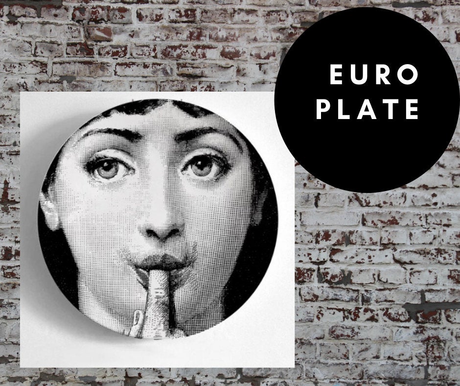 8 inch EU Wall Plate Decorative - Pirate Eye