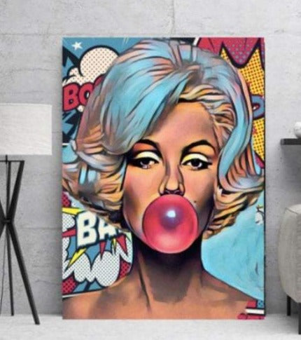 Canvas Painting - Marilyn Monroe
