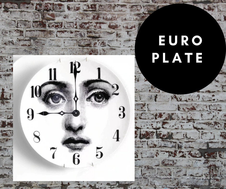 8 or 10 inch EU Wall Plate Decorative - Smoking