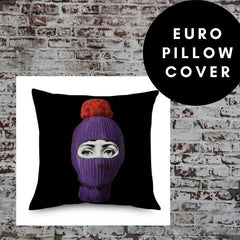 45x45cm Italian Design Pillow Cover - Pink Beanie