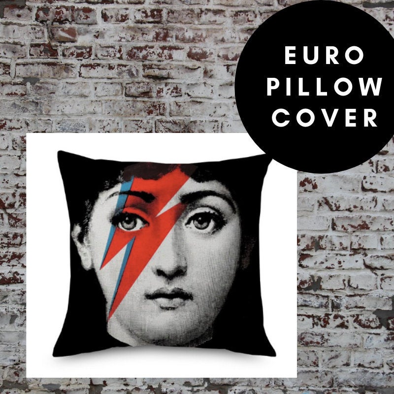 45x45cm Italian Design Pillow Cover - Red Scarf