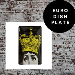 17.5x10.5cm EU Rectangle Plate Decorative - Lips