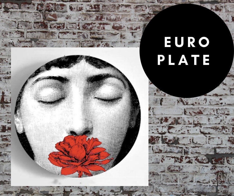 8 inch EU Wall Plate Decorative - Rockstar