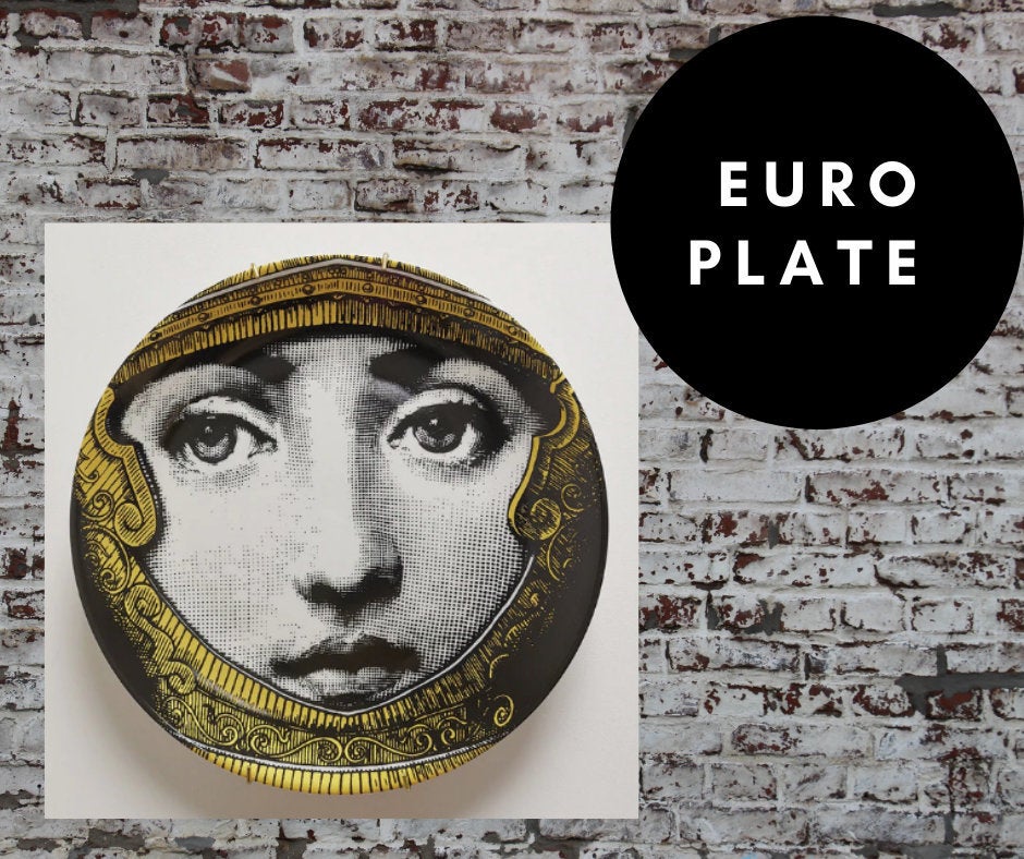8 inch EU Wall Plate Decorative - Cheese
