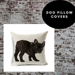 45x45cm Dog Pillow Cover - Pug