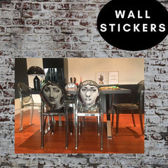 9 pc, Euro Style Wall Stickers- Thunderbolt