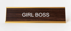 GIRL BOSS - Name Desk Plate