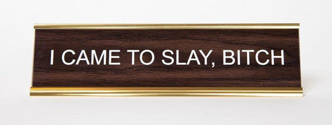 TRUST ME I'M A LAWYER - Name Desk Plate