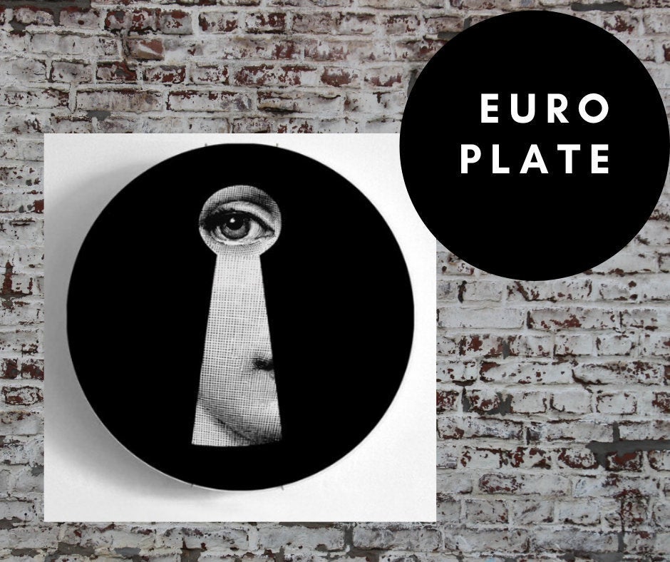8 inch EU Wall Plate Decorative - Keyhole