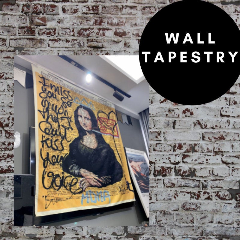 Boho Wall Tapestry - Tiger + Girl