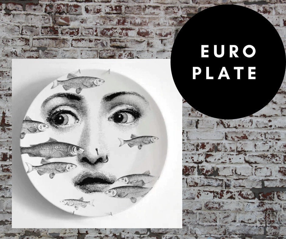 8 inch EU Wall Plate Decorative - Rockstar