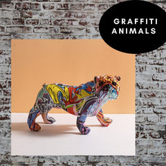 Graffiti Animal Statue - Chihuahua